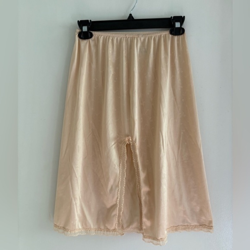 Vintage Givenchy Luxurious Satin Lingerie in Light Beige